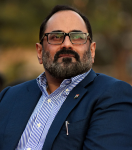 How has India's economic position changed over the past decade according to Rajeev Chandrashekhar?